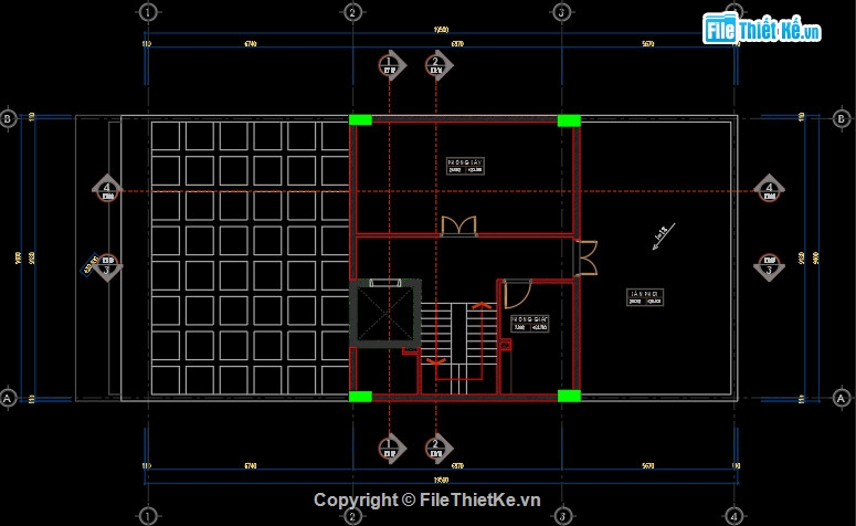 Mẫu khách sạn mini 8 tầng,File cad khách sạn cao tầng,khách sạn 8 tầng 9.4x19.5m,khách sạn tân cổ điển